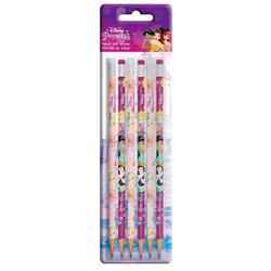 PENCIL WITH RUBBER PRINCESS BLISTER 6PCS