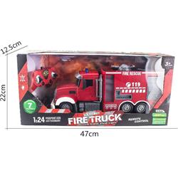 REMOTE CONTROL FIRE ENGINE TRUCK 1:24 2,4G WITH LIGHT 47X22X12,5CM LUNA