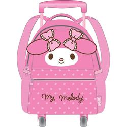 BACKPACK TROLLEY 27Χ10Χ31 2CASES MY MELODY EARS PINK