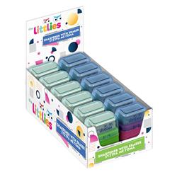 2 HOLE SHARPENER ERASER 55X40mm THE LITTLIES
