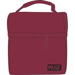 LUNCH BAG MUST TEAM 22X16X28CM ISOTHERMAL BORDEAUX