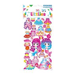 STICKERS 10X22CM GIRLY THE LITTLIES