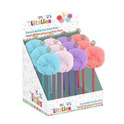 PENCIL POM POM BALLERINA DIFFERENT COLORS THE LITTLIES