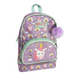 School Backpack Kindergarten Must Team Unicorn with Isothermal Lunch Bag