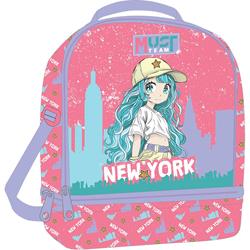 LUNCH BAG MUST TEAM 22X16X28CM BLUE HAIR GIRL