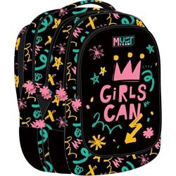 BACKPACK MUST TEAM MULTI 32Χ26Χ43 4CASES GIRLS CAN