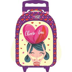 BACKPACK TROLLEY MUST TEAM 16" SET OF 3PCS CHOOSE LOVE