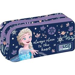 PENCIL CASE 2ZIPPERS 21Χ6Χ9CM FROZEN ALWAYS CLOSE TO THE HEART