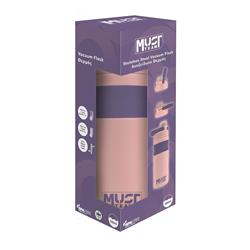 VACUUM FLASK 500ML STAINLESS STEEL MUST TEAM LIGHT PINK/ PURPLE