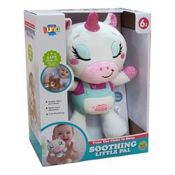 PLUSH UNICORN 22X10,8X29,5CM WITH SOUND & LIGHT LUNA