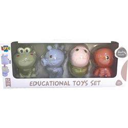 WATER ANIMALS 4PCS 29,8X7,2X11CM LUNA