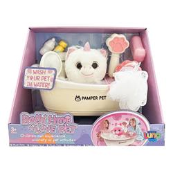 PLUSH ANIMAL BATH SET 30X17,5X23,5CM LUNA