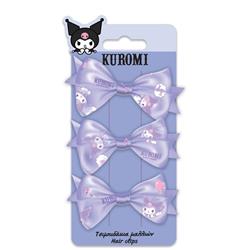 HAIR CLIPS SET 3PCS KUROMI