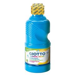 GIOTTO SCHOOL PAINT BOTTLE 250ML CYAN