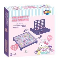 BOARD GAME 4 IN A ROW & SNAKES 29X29X6CM HELLO KITTY & FRIENDS