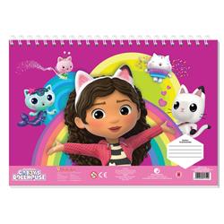 ΜΠΛΟΚ ΖΩΓΡΑΦ 23Χ33ΕΚ 40ΦΥΛ  ΑΥΤΟΚ-ΣΤΕΝΣΙΛ- 2ΣΕΛ ΧΡ  2ΣΧ GABBYS DOLLHOUSE