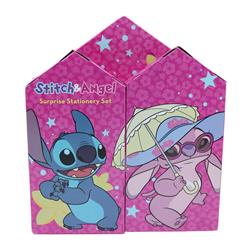 STATIONERY SET CHRISTMAS ADVENT CALENDAR SURPRISE 32X28X7CM LILO & ANGEL