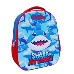 Kindergarten Backpack Must 3D Shark Attack 1 Case