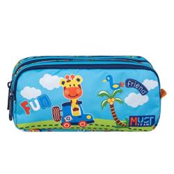 Σχολική Κασετίνα Βαρελάκι Must Team Giraffe Trip 2 Θήκες