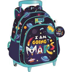 ΤΣΑΝΤΑ ΤΡΟΛΛΕΥ MUST TEAM ΝΗΠΙΟΥ 27Χ10Χ31ΕΚ 2ΘΗΚΕΣ PLANET MARS