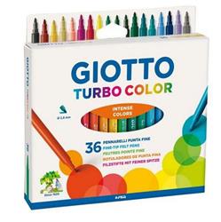 COLOUR MARKER TURBO COLOUR 36PCS BLISTER GIOTTO