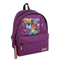 Σχολική Τσάντα Πλάτης Δημοτικού Disney Stitch Must Team Βιολετί με Κίτρινο 2 Κεντρικές Θήκες