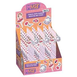 PENCIL WITH ERASER MUST TEAM 2DES GIRL