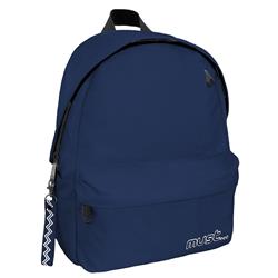 Backpack Must Monochrome rPET Blue Navy 1 Main Case