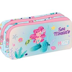 PENCIL CASE MUST ΤΕΑΜ ENERGY 21Χ6Χ9 2ZIPPERS SEA TREASURE