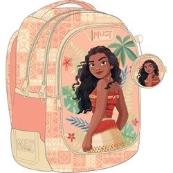 BACKPACK 32X18X43CM 3CASES VAIANA 2 ORANGE