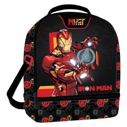 LUNCH BAG 22X16X28  ISOTHERMAL IRON MAN