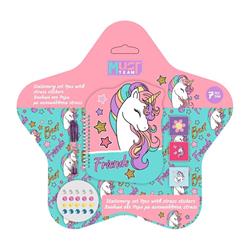 STATIONERY SET 7PCS WITH CRYSTAL STICKERS MUST GIRL1