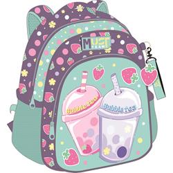 BACKPACK MUST TEAM 27X10X31CM 2CASES  BUBBLE TEA