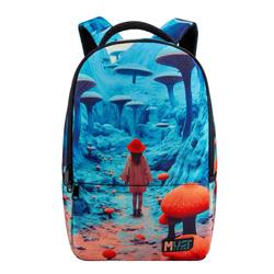 Backpack Must Art Mushroom Land 1 Main Case