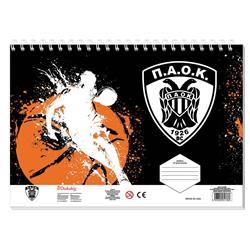 PAINTING BLOCK 23X33CM 40SH  STICKERS-STENCIL-2 COLORING PG  2DESIGNS PAOK BC