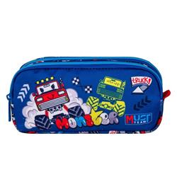 Σχολική Κασετίνα Βαρελάκι Must Team Monster Truck 2 Θήκες