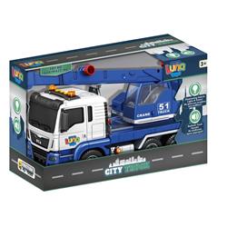 Γερανός Friction Luna Toys 1:10, με φως και ήχο 37x14x21 εκ.