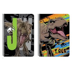 ΤΕΤΡΑΔΙΑ ΣΠΙΡΑΛ 17Χ25 2ΘΕΜ 60Φ  JURASSIC.