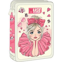 Σχολική Κασετίνα Διπλή Γεμάτη Must Team Pretty Girl