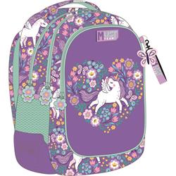 BACKPACK MUST TEAM ETERNAL 32X18X43CM 3CASES PURPLE UNICORN