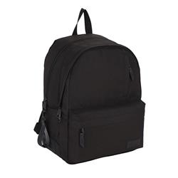 ΤΣΑΝΤΑ ΠΛΑΤΗΣ MUST TEAM MONOCHROME CLASSIC 32Χ19Χ42ΕΚ 2 ΚΕΝΤΡΙΚΕΣ ΘΗΚΕΣ ΜΑΥΡΗ