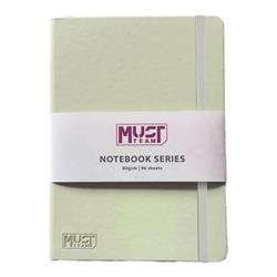 NOTEPAD WITH RUBBER A5 96SH 6C MUST TEAM
