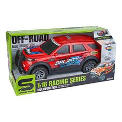 CAR OFF ROAD  FRICTION 1:16 30X12,5X15,2CM WITH SOUND & LIGHT LUNA