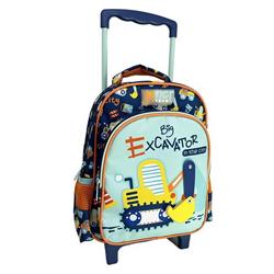 School Trolley Backpack Kindergarten Must Team Excavator 2 Cases