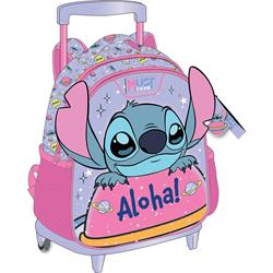 BACKPACK TROLLEY 27X10X31CM 2CASES STITCH 2
