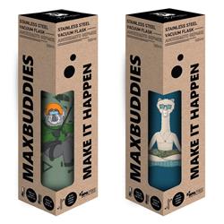 ΘΕΡΜΟΣ ΑΝΟΞΕΙΔΩΤΟ 500ML 26,5Χ7ΕΚ MAXBUDDIES