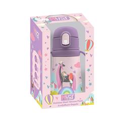 ΠΑΓΟΥΡΙ ΑΝΟΞΕΙΔΩΤΟ ΘΕΡΜΟΣ 350ML ΜΕ ΧΕΡΟΥΛΙΑ & ΚΑΛΑΜΑΚΙ 8Χ17ΕΚ MUST TEAM ΝΕΡΑΙΔΑ