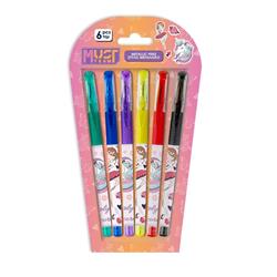 METAL PEN 6PCS MUST TEAM GIRL