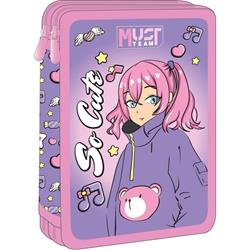 Σχολική Κασετίνα Διπλή Γεμάτη Must Team So Cute