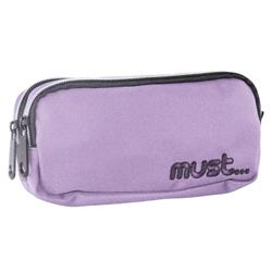 School Pencil Case Must Monochrome rPET Light Purple 2 Cases